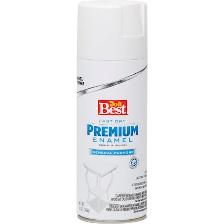 All-Source Premium Enamel White 12 Oz. All-Purpose Spray Paint Primer 245208D